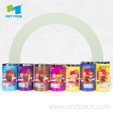 Custom Printed Plastic Food Packaging Roll Film